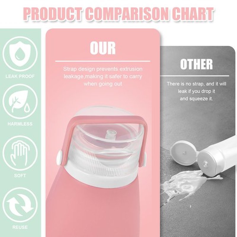Noideeer 18 Pcs Travel Bottles Set for Toiletries, TSA Approved Travel Size Containers with Bandage Silicone Squeezable for Shampoo Conditioner Lotion Body Wash (Multicolour+White Bag)