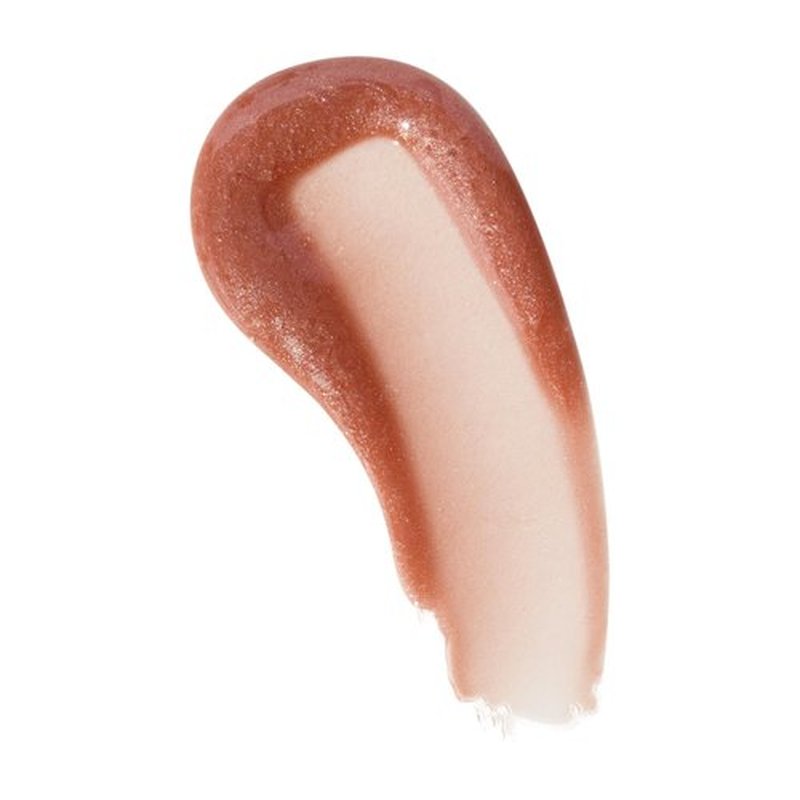 Revolution, Pout Bomb Shimmer Gloss, High-Shine Lip Gloss & Shimmer for Glossy Lips with Hyaluronic Acid & Sweet Vanilla Scent, Nude Glow, 0.15 Oz