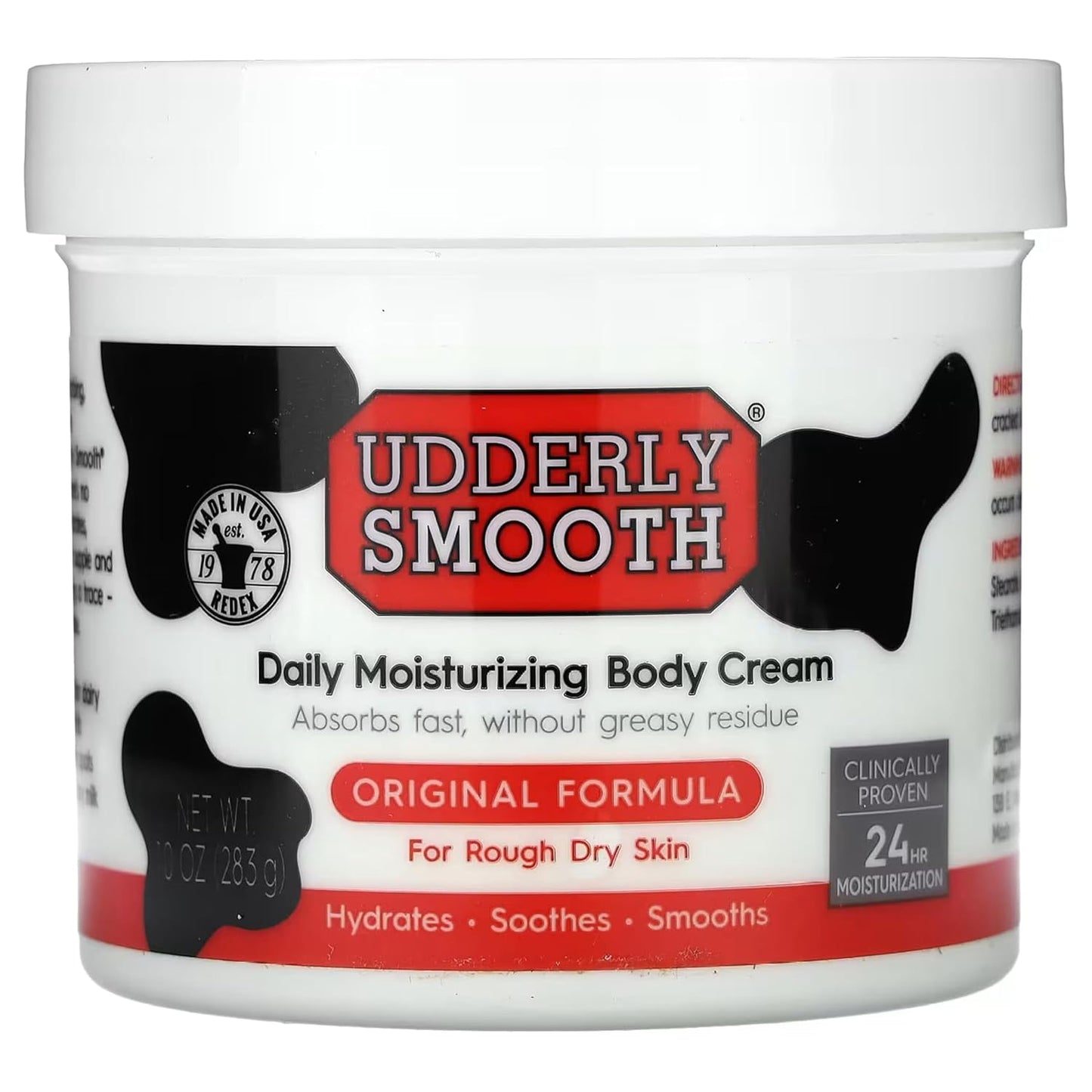 Udderly Smooth Body Cream 10 oz (Pack of 4)