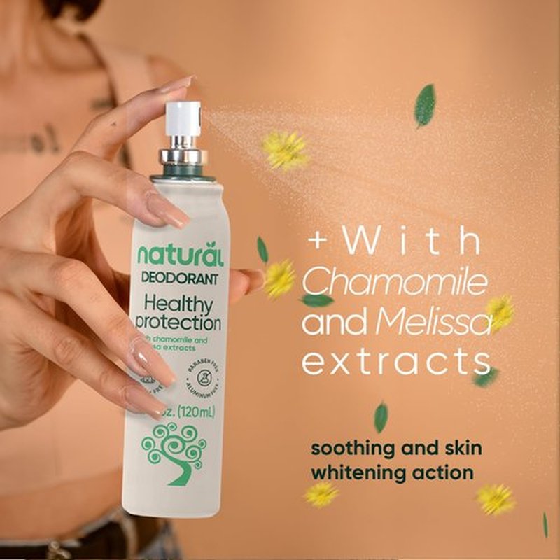ORGANICO NATURAL Deodorant with Chamomile and Melissa Extracts - Clean & Safe Aluminum-Free Deodorant for Women & Men - Calming and Refreshing - Vegan & Cruelty-Free - 4.10 Fl Oz