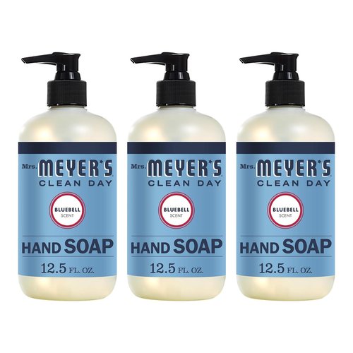 MRS. MEYER'S CLEAN DAY Bluebell Hand Soap 12.5 Fl Oz (Pack of 3)