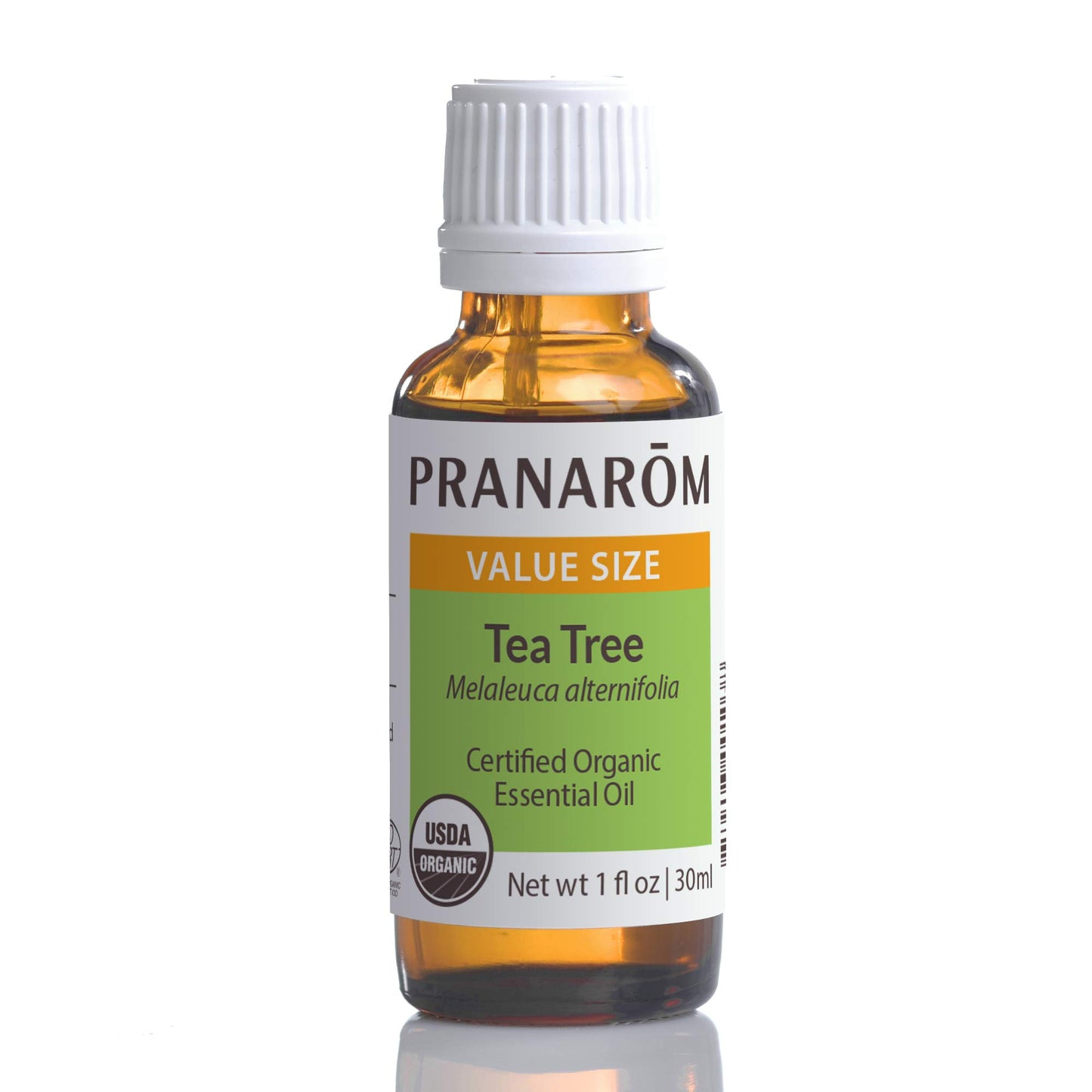 Pranarom USDA Certified Organic Tea Tree Essential Oil (30ml), 100% Pure Undiluted Therapeutic Grade from Zimbabwe for Aromatherapy, Diffuser, Healthy Skin & Hair, Massage, Relaxation
