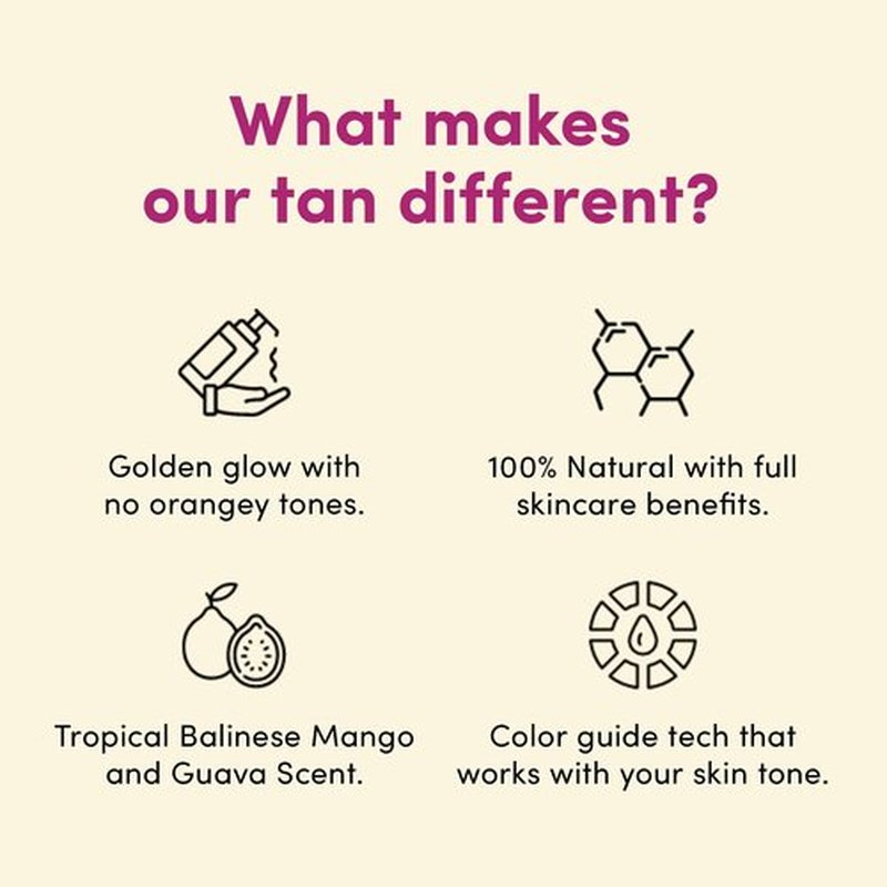 Coco & Eve Sunny Honey Bali Bronzing Self Tanner Mousse - (Ultra Dark) All Natural Sunless Tanning Instant Lotion with Bronzer and Skin Moisturizer (6.7 fl oz)
