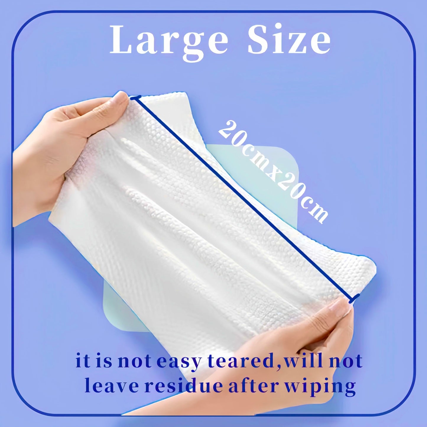Disposable Face Towel 600 Count, Soft Cotton Clean Skin Face Towels, Dry Wipes Cotton Facial Towels Wash Cloths Tissue Thickened, Face Towelettes Disposable for Makeup Remover, Cleansing and Skincare