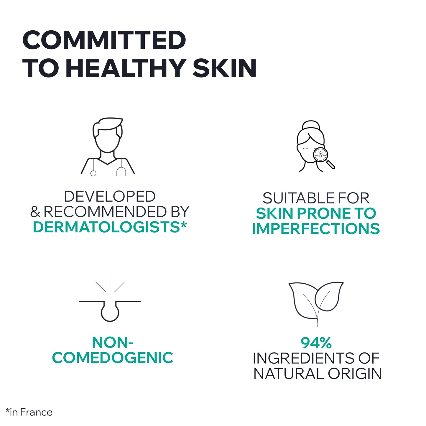 Uriage Hyseac Renewing Serum 5.8% AHA Zinc 30ml Exfoliating Serum for New Skin Blemishes for Adult Breakouts Oily and Normal Skin Refines and Minimizes Pores