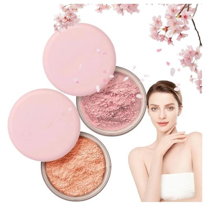 Milano Pink Powder, Milano Powder, Blurring Setting Powder, Beauty Pink Setting Powder, Beauty Powder for All Skin Tones (01+03)