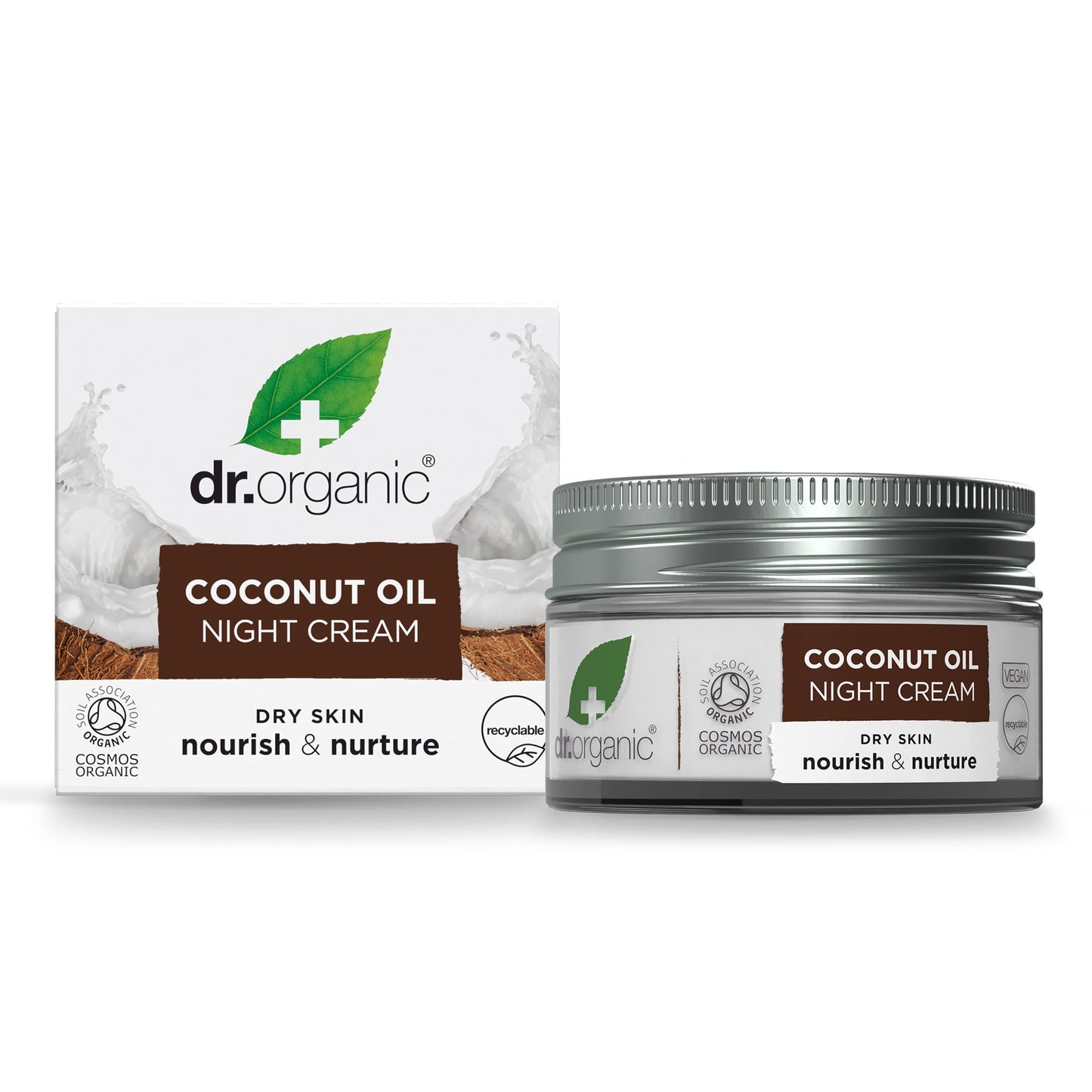 Organic Doctor Virgin Coconut Oil Night Cream, 1.7 Fluid Ounce