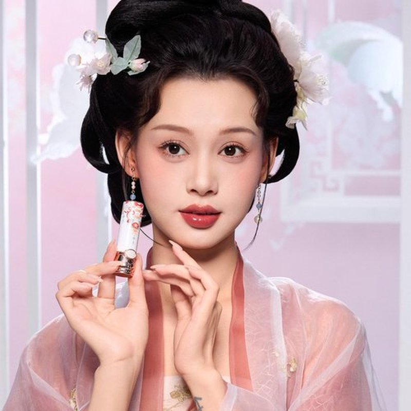 Flower Knows Butterfly Cloud Collar Glossy Lipstick-Moisturizing Tinted Lip Balm-Hydrating Lip Gloss in Balm-Long Lasting Lip Makeup for Girls&Women,Vegan & Cruelty-Free(C09 Camellia,0.12 Ounce)