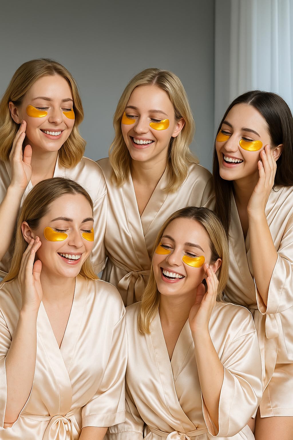 dermaUS Under Eye Patches – 20 Pairs Collagen Gold Eye Mask with Hyaluronic Acid, Green Tea, Aloe & Matcha – Puffy Eyes, Dark Circles, Wrinkles & Bags Treatment – For All Skin Types