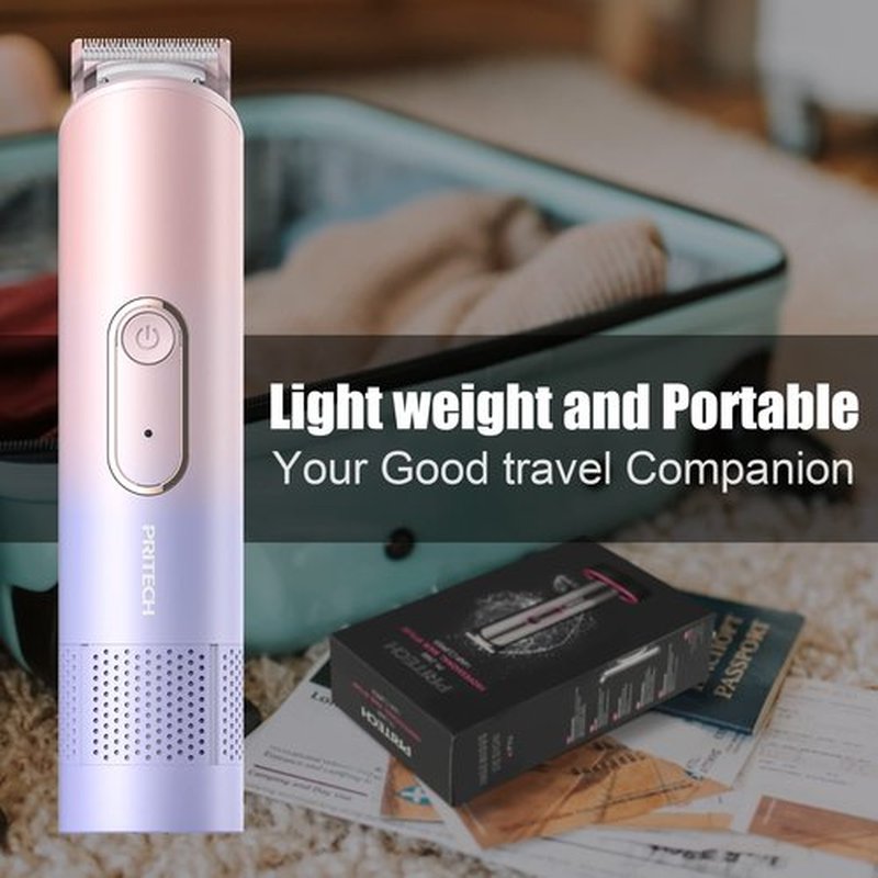 PRITECH Hair Trimmer for Women, Waterproof Bikini Trimmer, Rechargeable Pubic Hair Clippers and Trimmer, Electric Shaver for Women, Women Electric Razor, Hair Cut Kit, Barber Grooming Set, Mix Color
