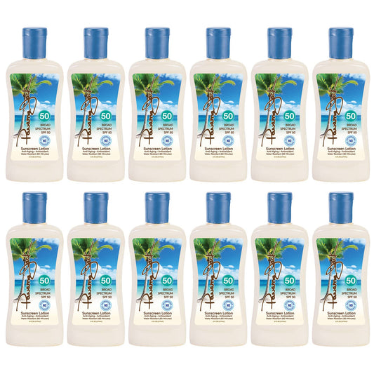 Panama Jack Sunscreen Suntan Lotion - SPF 50, Broad Spectrum UVA/UVB Protection, PABA, Paraben, Gluten & Cruelty Free, Water Resistant (80 Minutes), 6 FL OZ