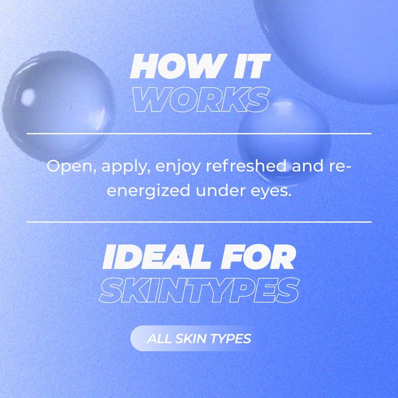 Golden Hydrogel Eye Pads for Puffy Eyes & Dark Circles - Refresh in 15 Minutes | 32 Pairs (64 Pads)
