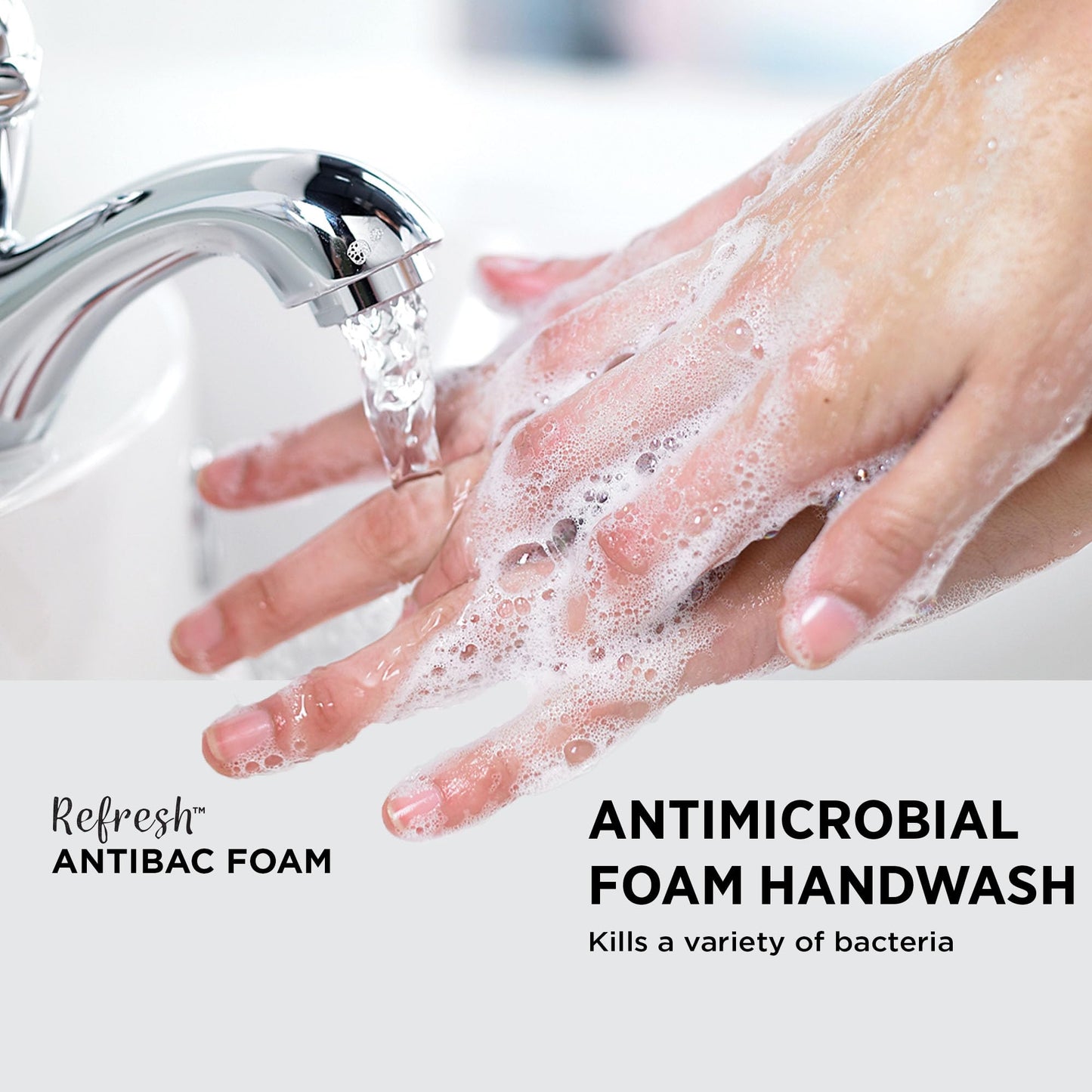 REFRESH ANTIBAC FOAM HAND WASH TOUCH FREE 1.2 LITER