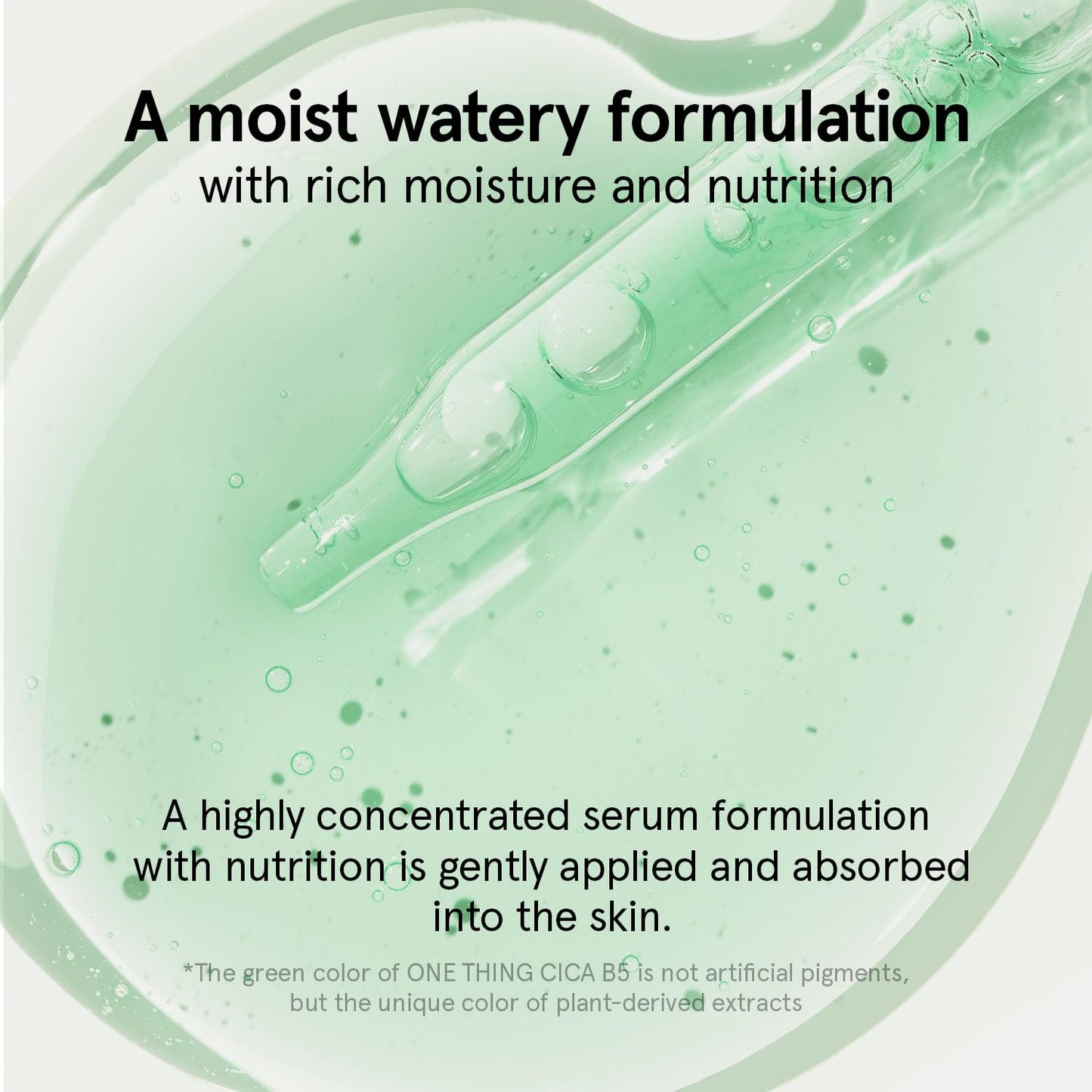 ONE THING CICA B5 calming Serum 1.69 fl.oz / 50ml | Korean Skincare, Panthenol Soothing, Hydration Boost for Sensitive Skin