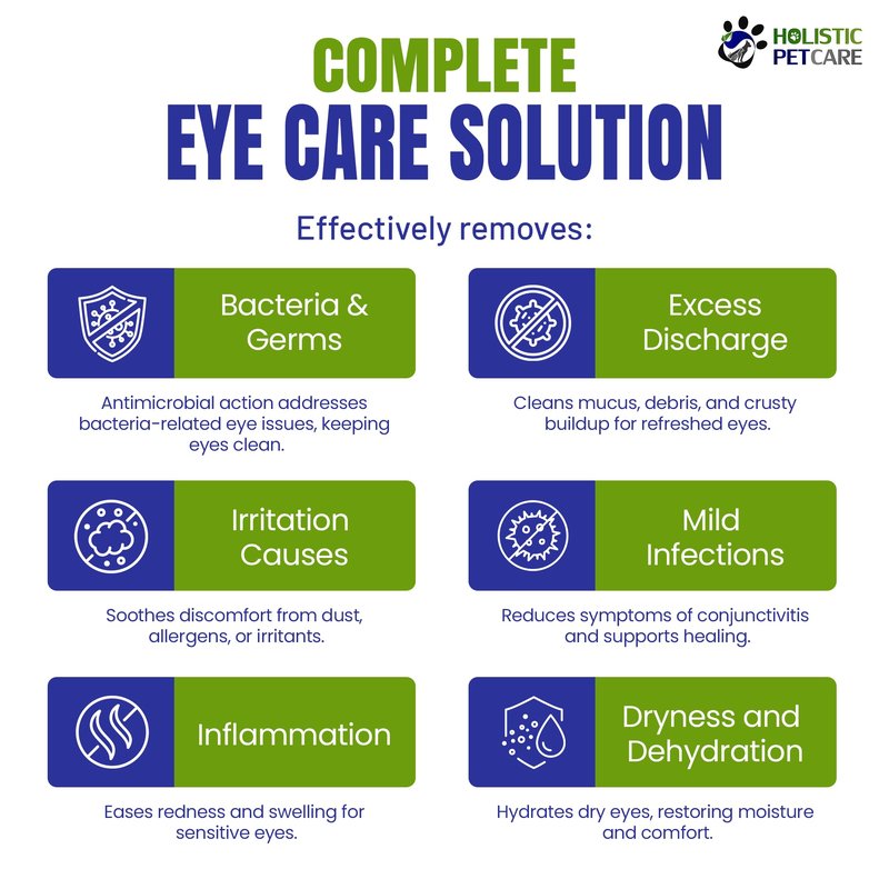 Holistic Pet Care Eye Ulcer Drops – Colloidal Silver with DMSO for Prompt Absorption, for Dogs & Cats Eye Infections, Irritations, Ulcer & Cataract – Great Natural Care Solution for Pet Wellness (4oz)