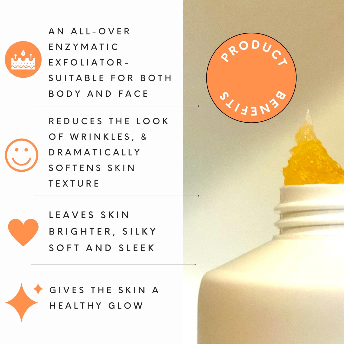 Serious Skincare Phyto Pumpkin Exfoliating Face + Body Scrub for Dull Skin, Gently Exfoliates & Hydrates, Moisturizing Almond & Coconut Oil for Soft, Radiant Skin, Smooth Rough Dry Skin Bumps 8 Oz
