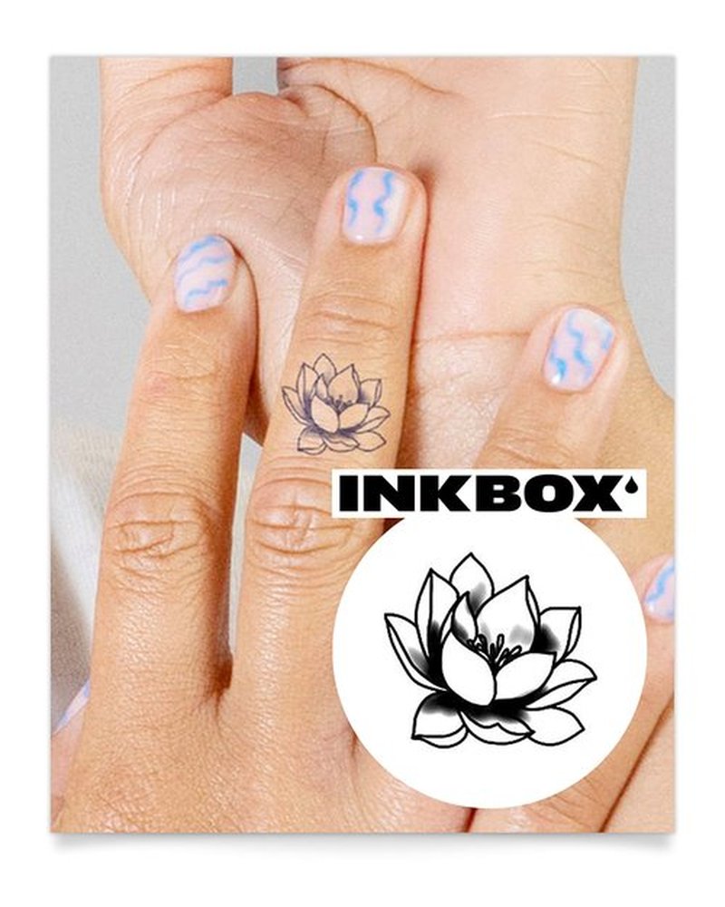 Inkbox Temporary Tattoos, Semi-Permanent Tattoo, One Premium Easy Long Lasting, Water-Resistant Temp Tattoo with For Now Ink - Lasts 1-2 Weeks, Waterfront, 1 x 1 in