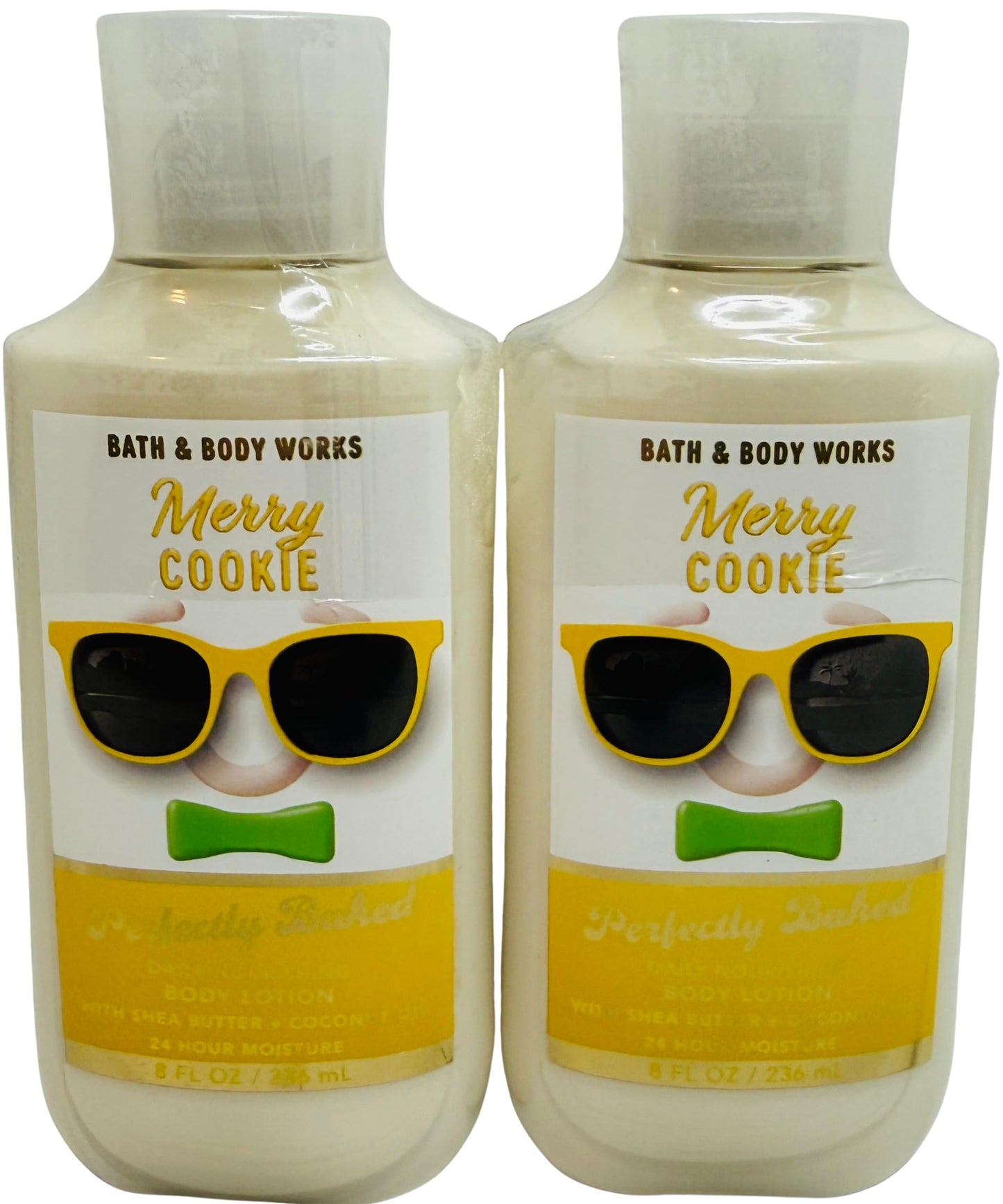 Bath & Body Works Merry Cookie Body Lotion 8 Ounces Each Pack of 2