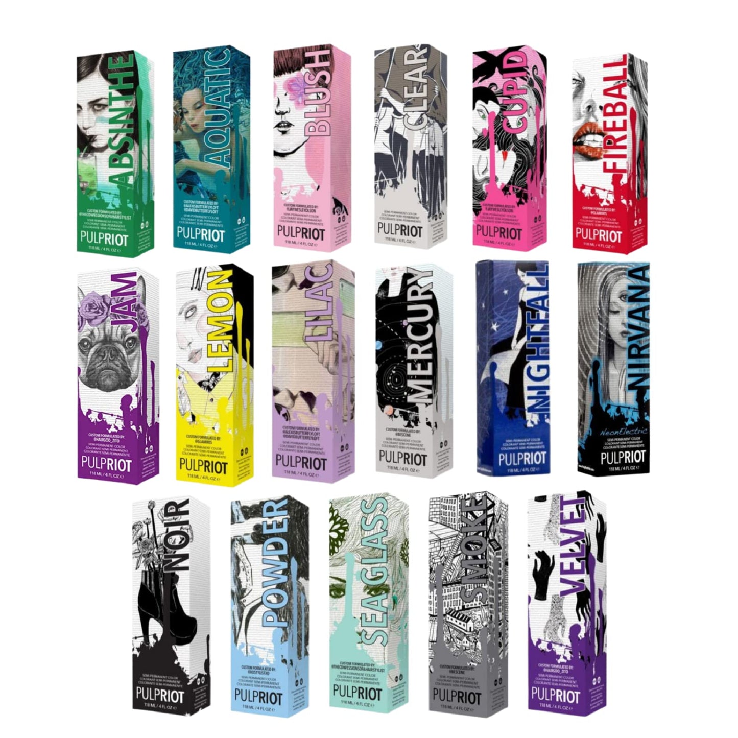 Pulp Riot Semi-Permanent Hair Color 4oz- Powder