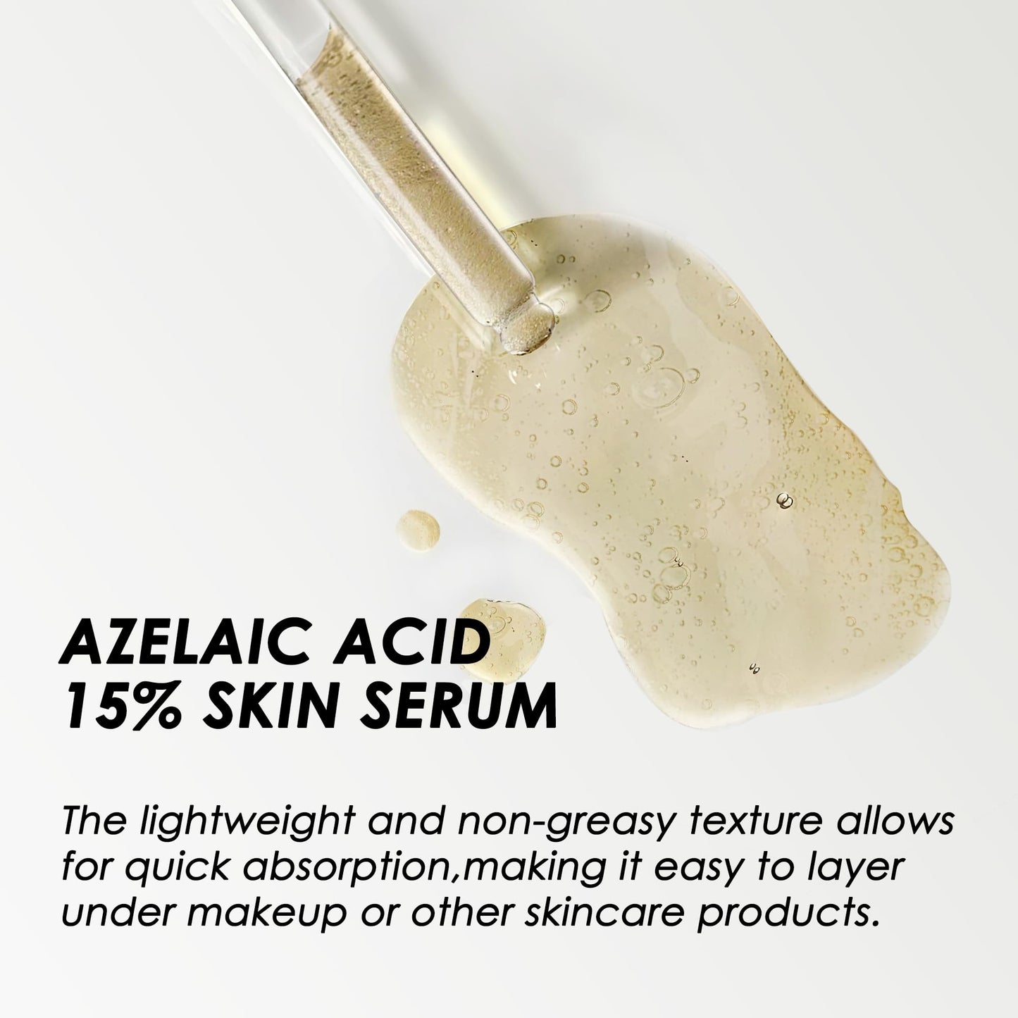 ALMOES Hydrating Serum,Hyaluronic Acid Serum for Face,Azelaic Acid 15% Serum with Tightens Pores,Moisturise Skin,Improve Skin Tone,Niacinamide Serum,Increase Skin Elasticity,Skin Care Serum,1 Fl Oz