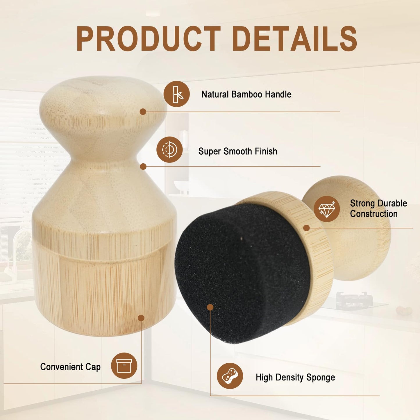 Mystery Oil Applicator Compatible with Boos Block Cutting Board