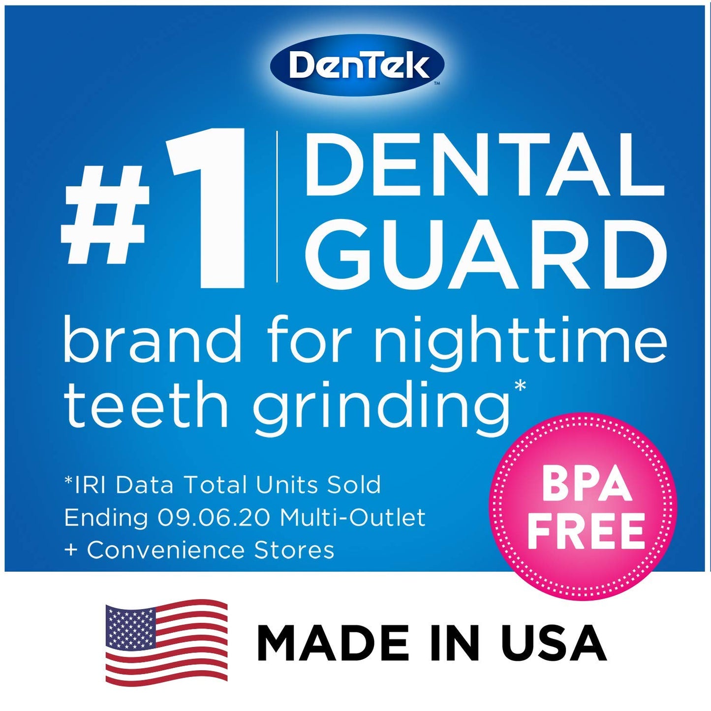 DenTek Night Guard for Teeth Grinding + Efferdent Cleanser Tablets, 90 Count