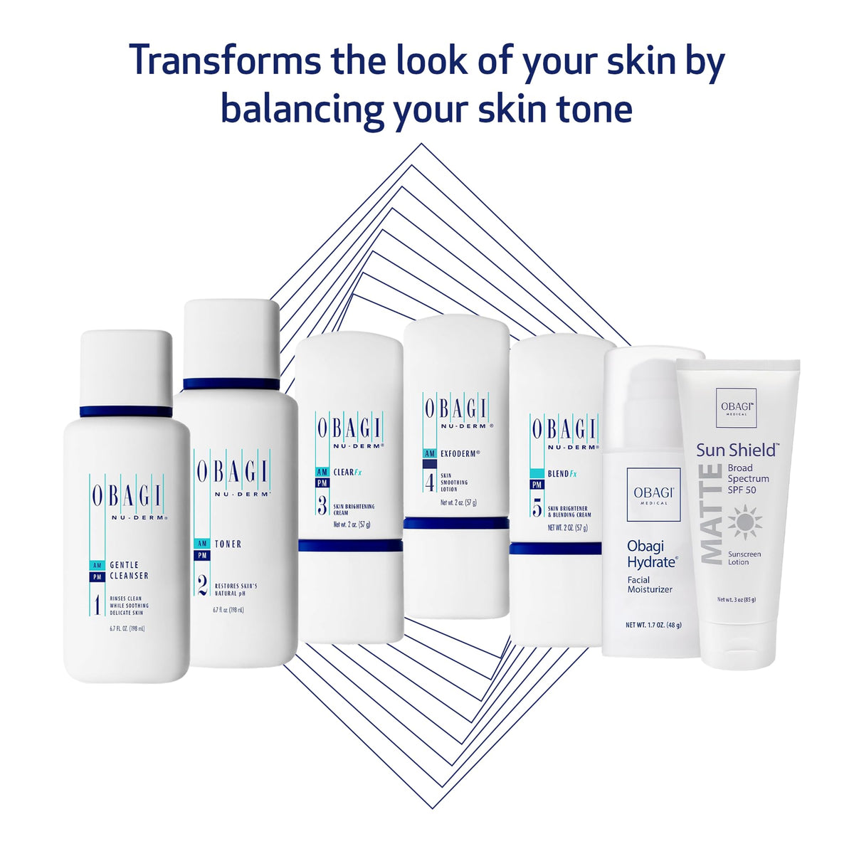 Obagi Medical NuDerm Fx System Normal to Dry, 7 Count