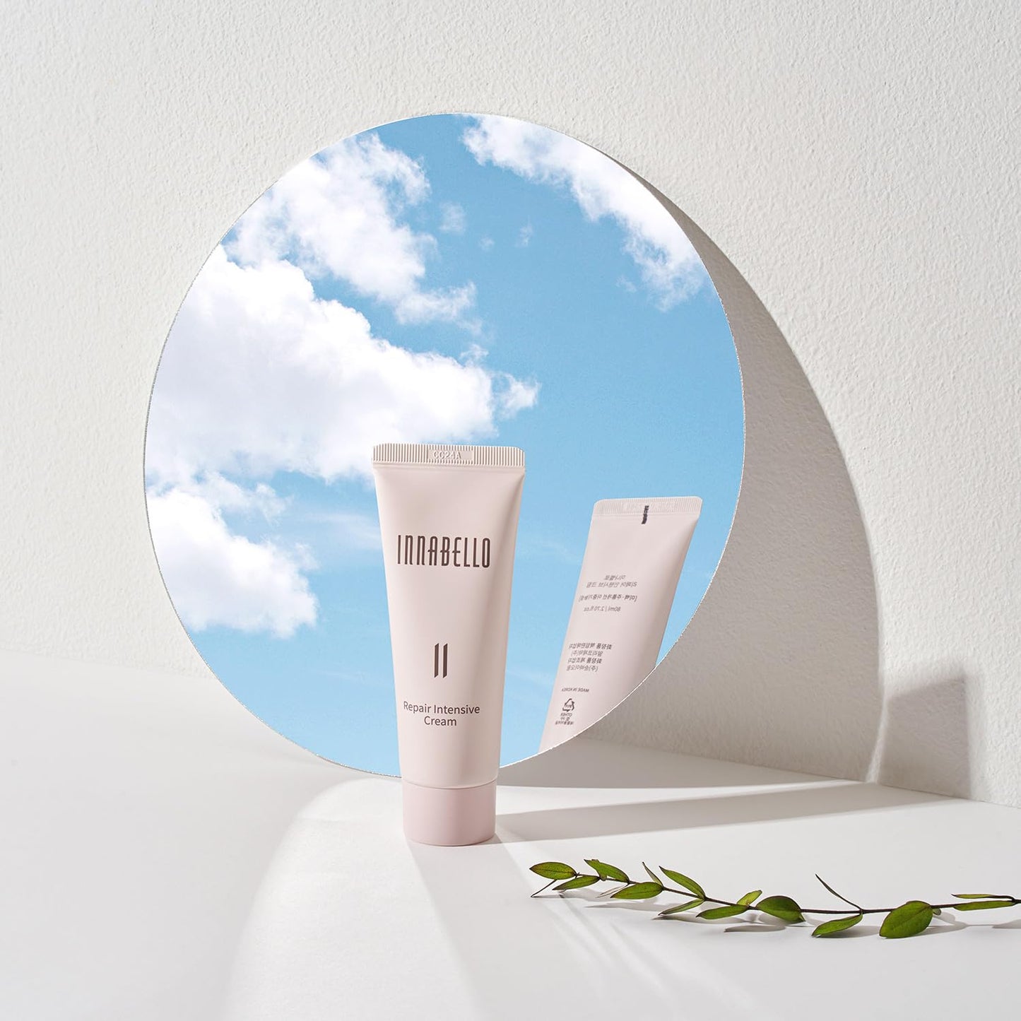 INNABELLO Repair Intensive Cream – Elastin, 5 Types of Low Molecular Collagen & Peptide Complex Firming Cream, (80 ml / 2.70 fl oz)