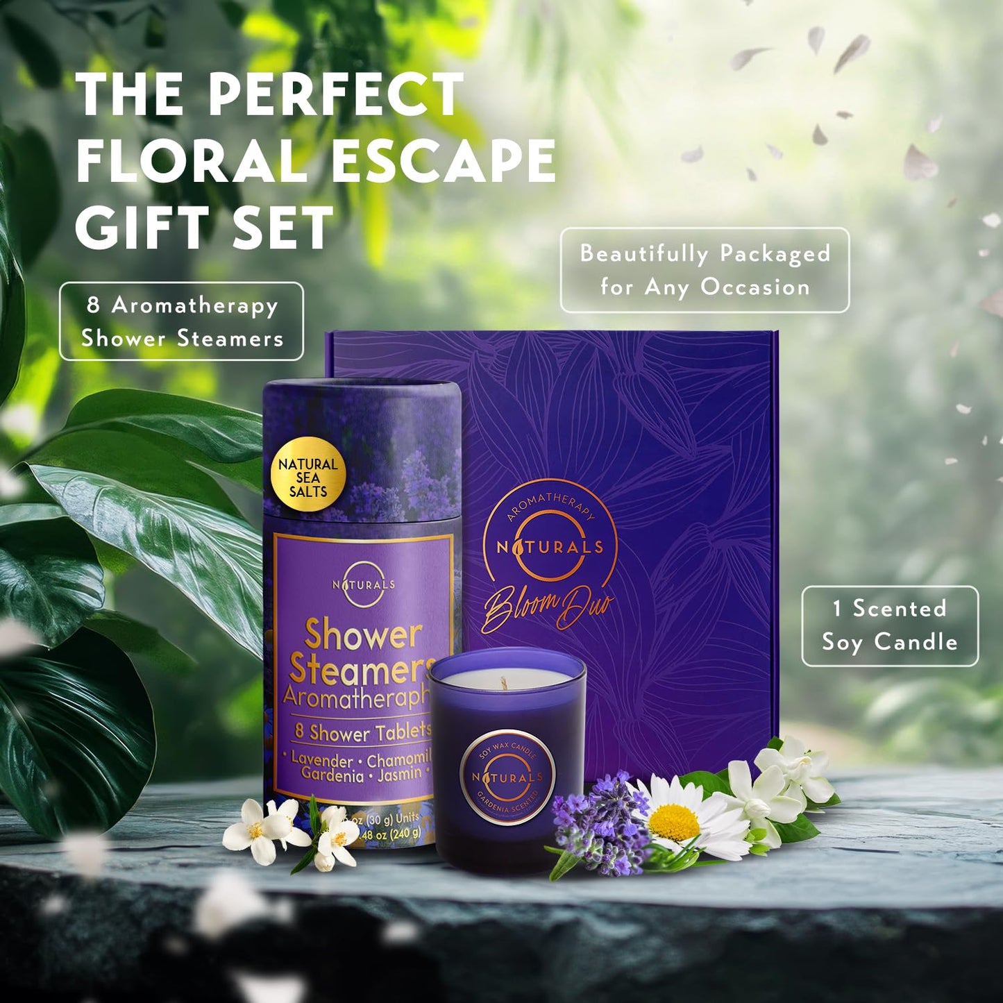 Shower Steamers Aromatherapy - Birthday Gifts for Women - Shower Bombs Aromatherapy, Spa Day Essentials, Relaxation Spa Gifts - Self Care Unique Gifts for Women and Men (Lavender 18 Count)