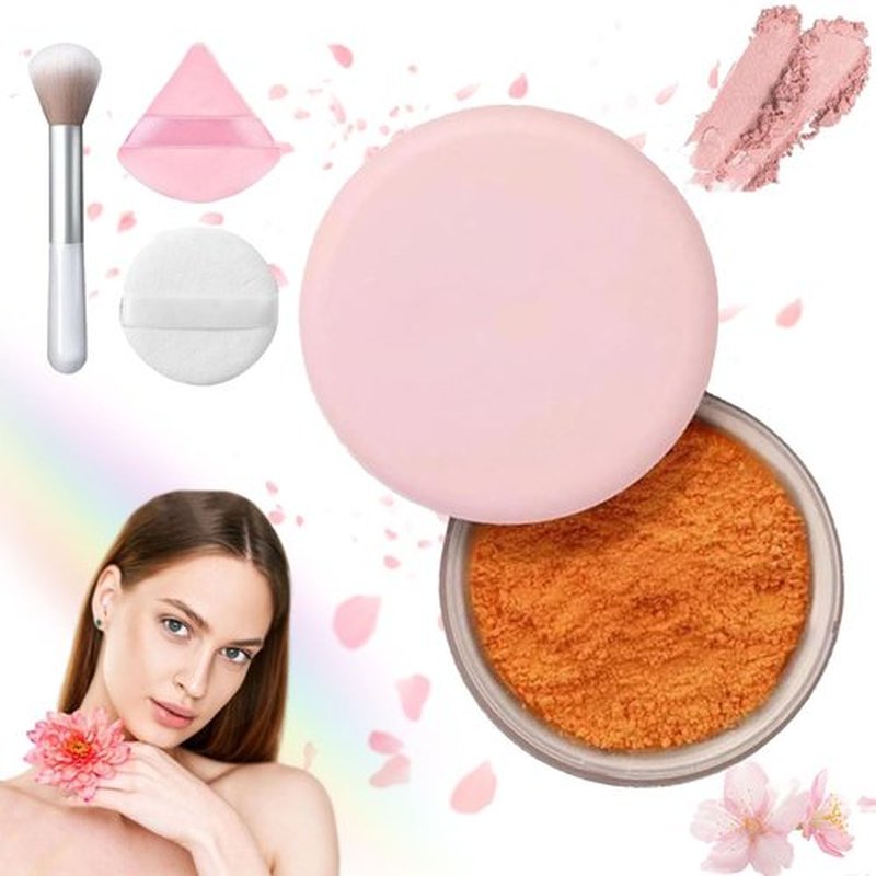 Luminance Milano Powder, Luminance Milano Setting Powder, Luminance Powder, Beauty Pink Setting Powder, Waterproof, Natural, Luminance Milano Pink Setting Powder, For All Skin Tones (F, 1)