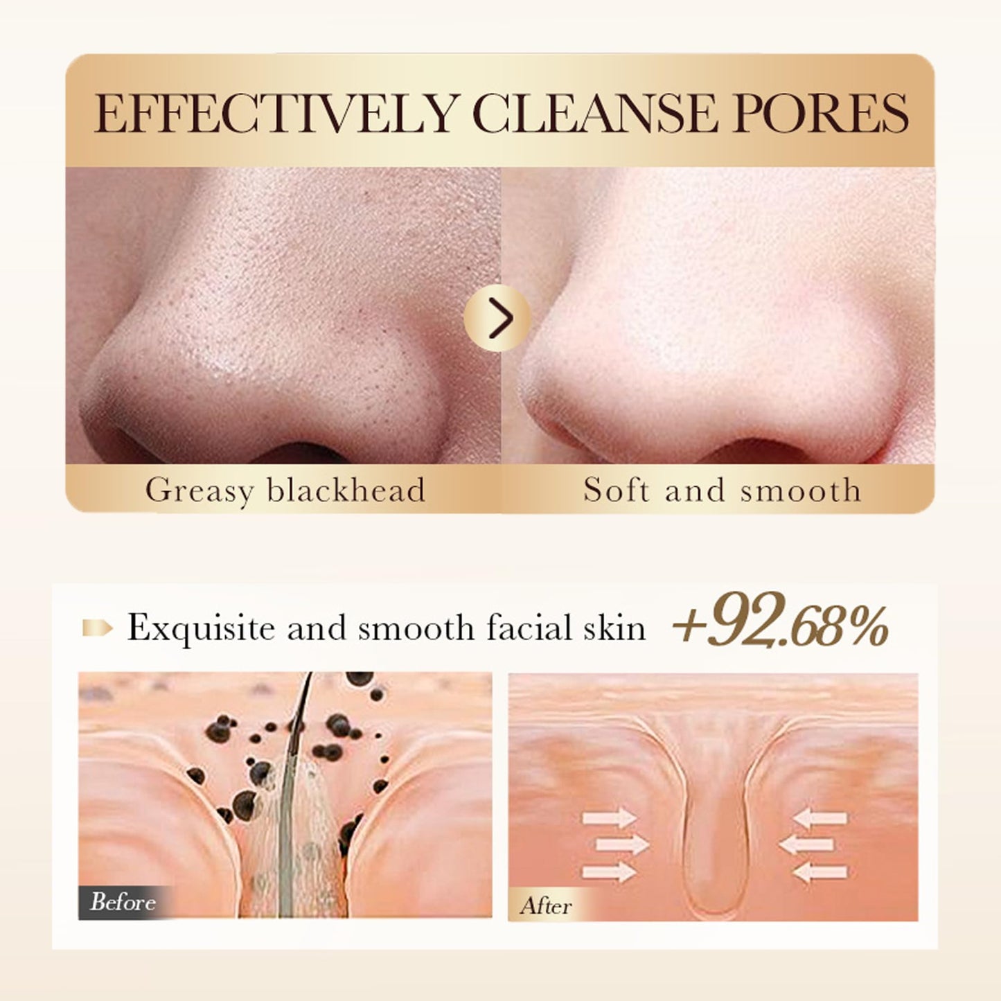 Easilydays Rice Raw Pulp Peel-Off Facial Mask, Moisturizing, Clean & Control Oil, Gently Remove Blackheads Tear-Off Peel off Lifting Face Mask, Deep Nourishment & Pore Tightening for All Skin Types