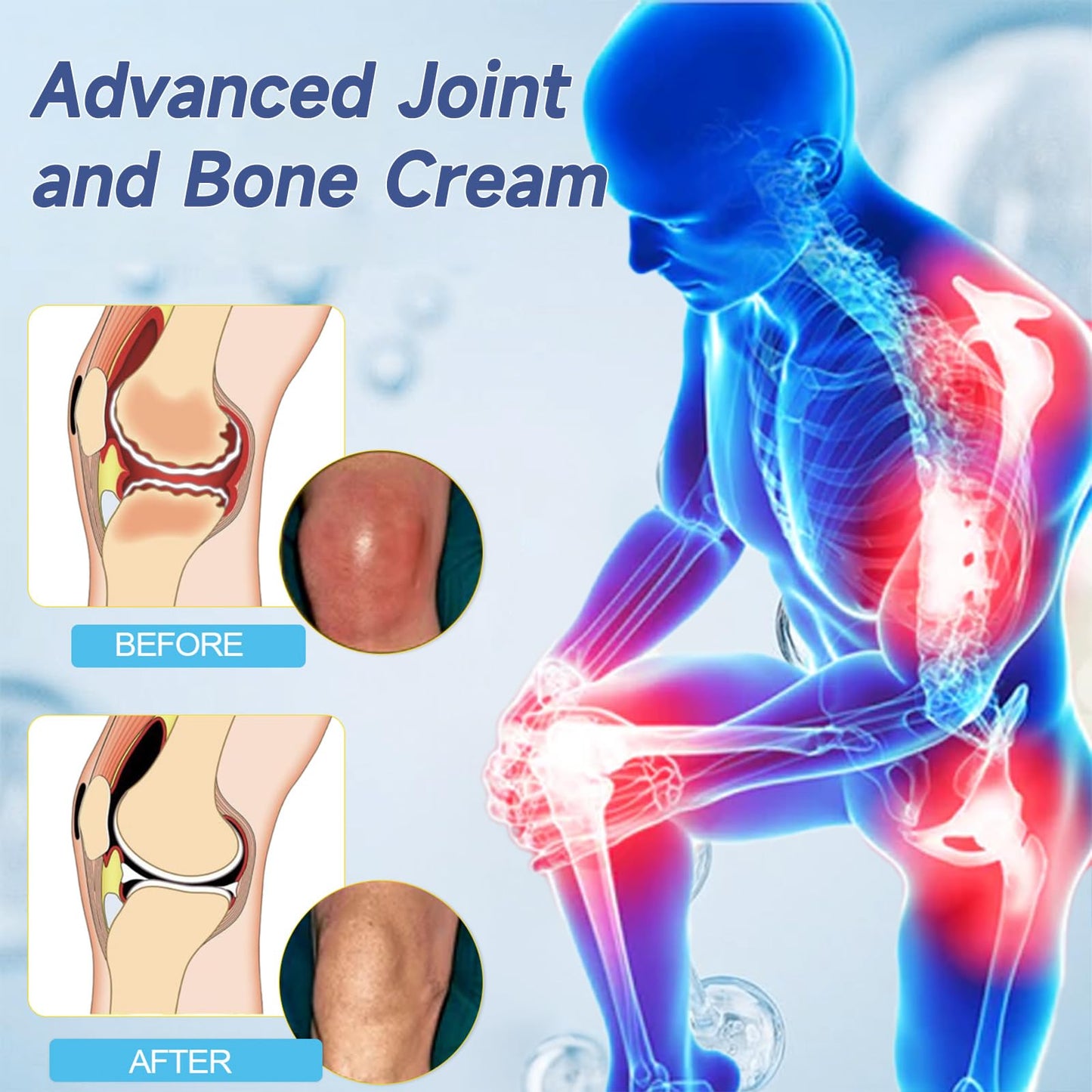 ArthroHeal Hyaluronic Acid Joint Repair Cream,Hyaluronic Acid Joint and Bone Cream for Arthritis, ArthroHeal Arthritis Cream, Effective Relief for Back, Neck, Hands, Kneel (1 Pack)