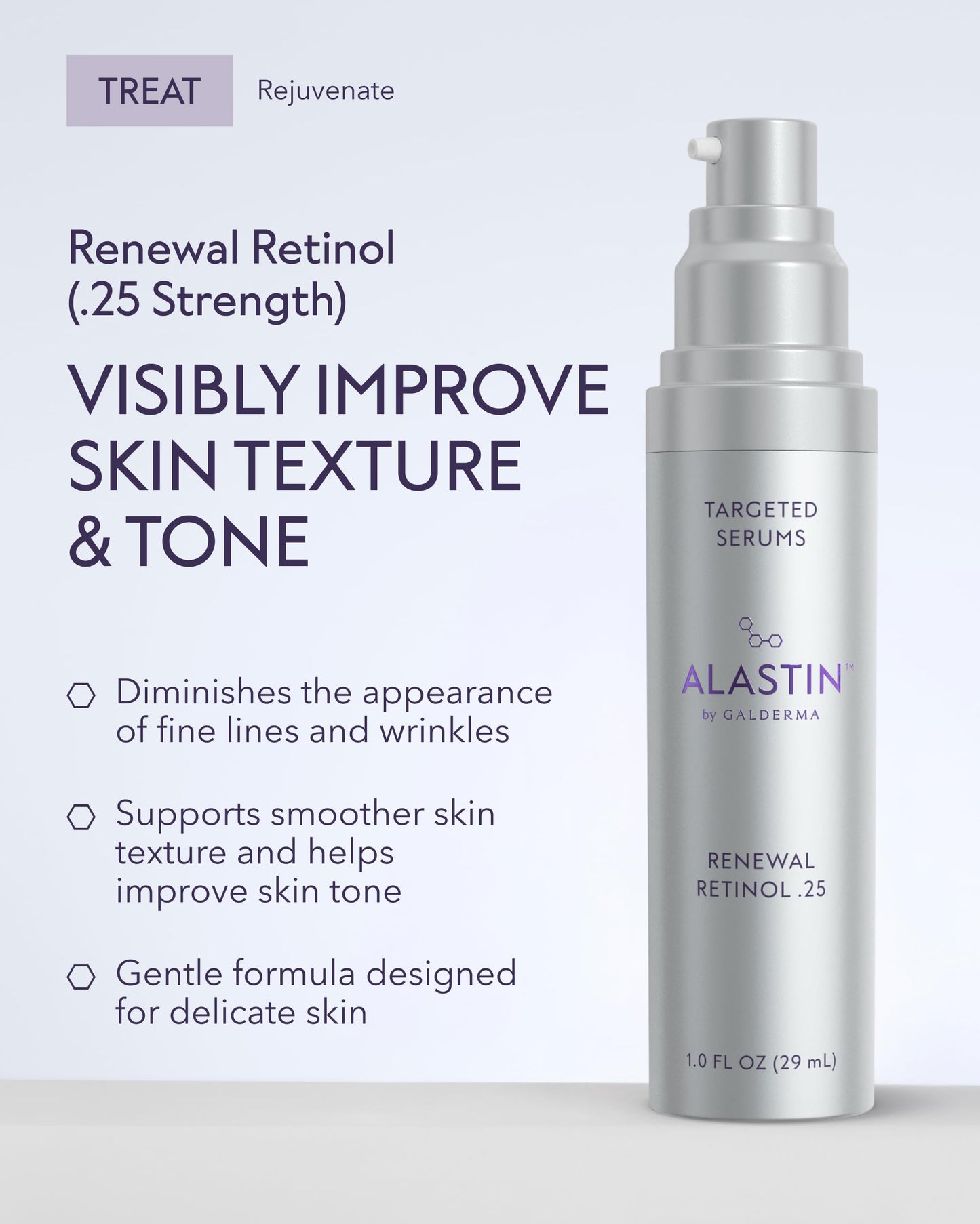 ALASTIN Skincare Renewal Retinol Serum (.25 Strength, 1.0 oz)