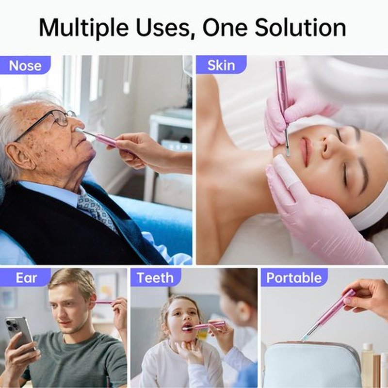 Ear Wax Removal Tool Camera, 1296P HD Camera and 6 LED Lights, Ear Cleaner with Camera, 1296P HD Camera and 6 LED Lights, Ear Cleaning kit, Ear Wax Removal Kit
