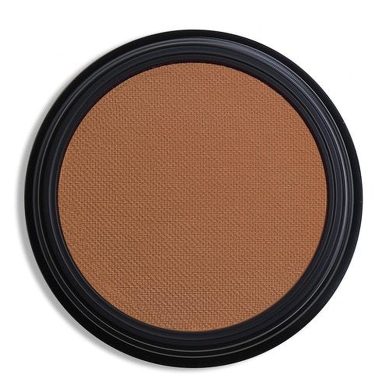 FIVEFULU Single Light Brown Eyeshadow, Pressed Powder Matte Light Brown Eye Shadow Palette Make-up, Blendable Long Lasting High Pigment Brown Eye Makeup Halloween Brown Eye Paint & Face Body Paint
