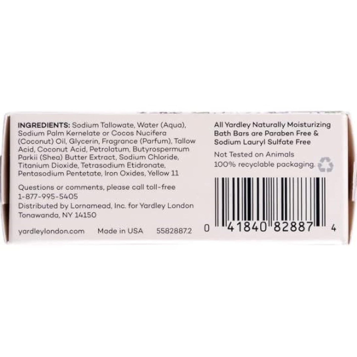 Lemon Verbena Moisturizing Bar with Shea Butter & Citrus Oil - 4.25 oz (Pack of 10)