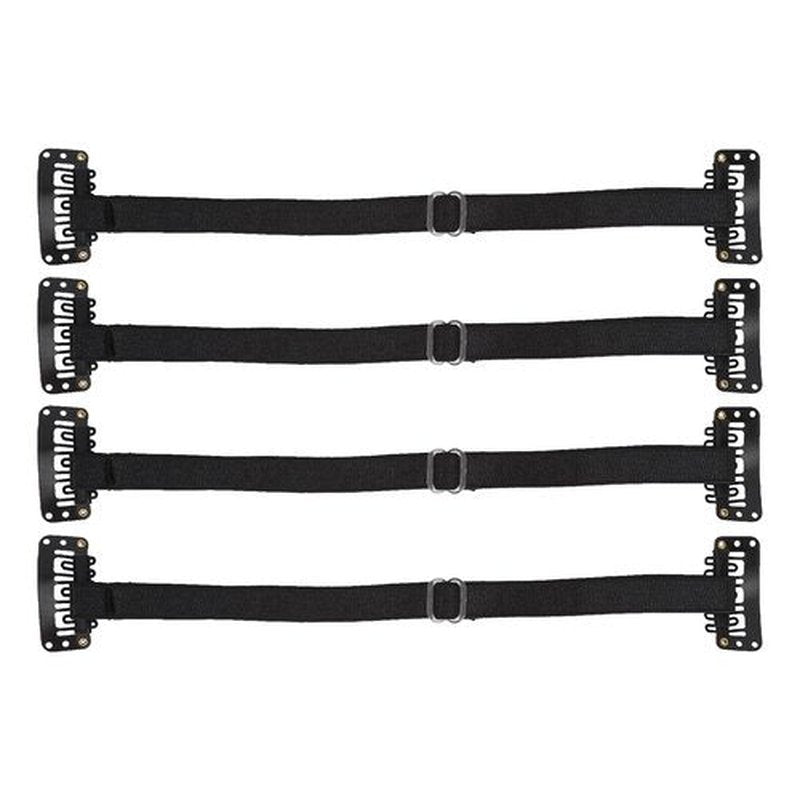 Face Lift Tape,Face Band,Face Lifting Band, 4Pcs Adjustable Elastic Facial Belt Eye Wrinkle Removal Belt with Hairclip, Firm Skin (Black)