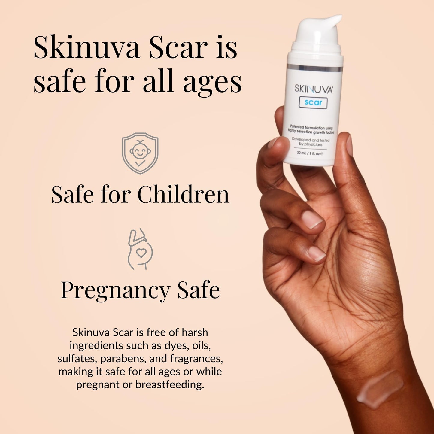 Skinuva® Scar Cream for Face & Body (1.5 oz)