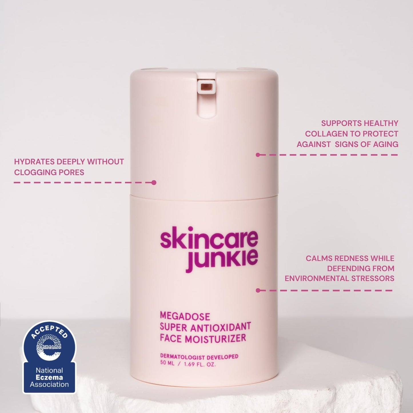 Skincare Junkie Megadose Super Antioxidant Face Moisturizer, 1.7 OZ