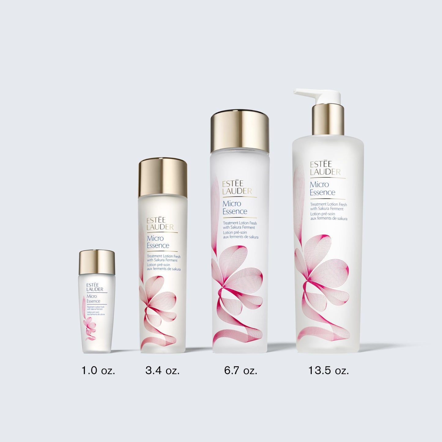 Estée Lauder Micro Essence Treatment Lotion Toner Fresh with Sakura Ferment | Hydrating & Soothing + Skin Barrier Repair, 3.4 Fl Oz