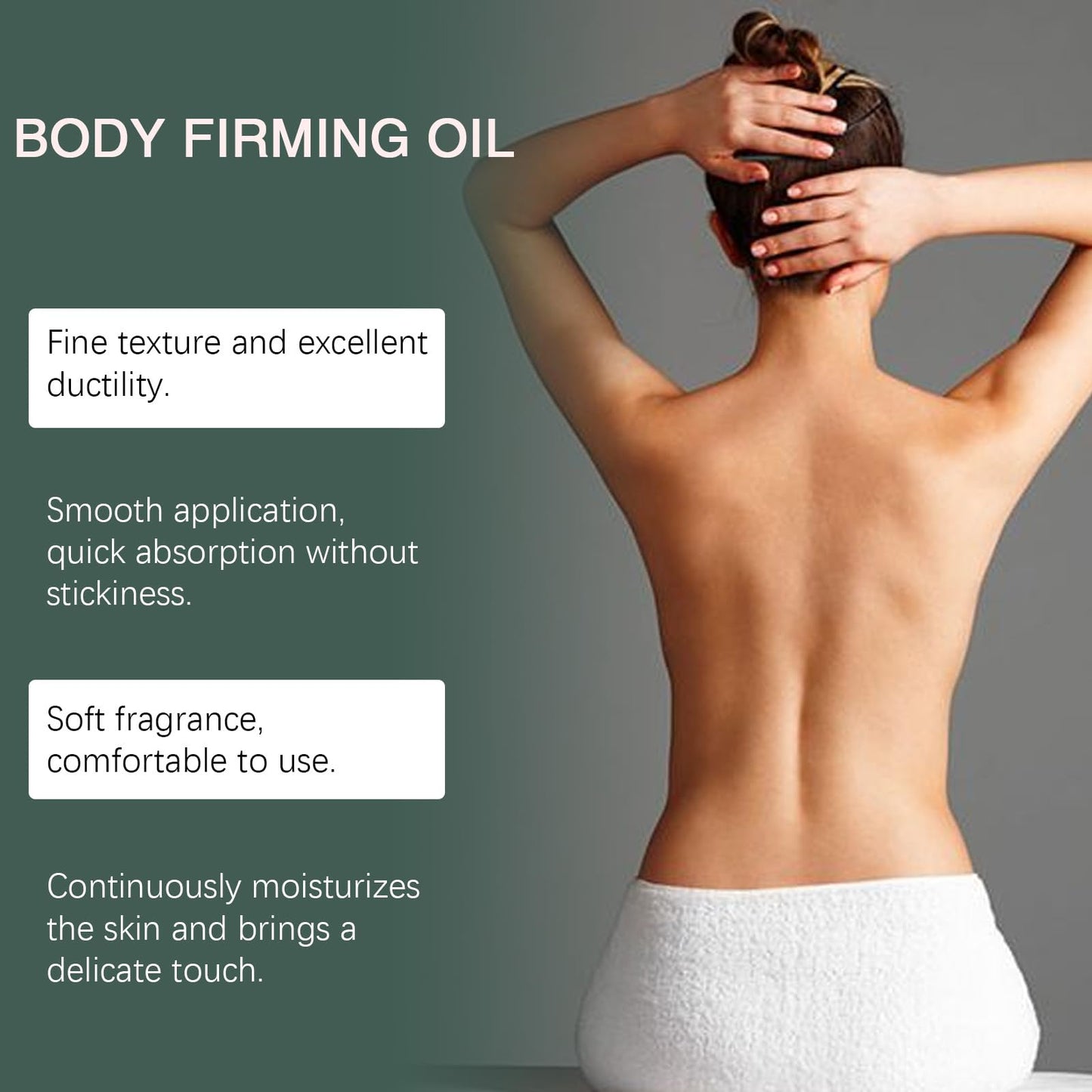 GLPYUEW Hydrating Collagen Oil For Body & After Shower,Moisturizing Anti Aging Silk Body Oils for Women & Men,Smooth & Anti Wrinkles,Helps Soften Appearance Of Crepey Skin,3.38 Fl Oz (Pack of 2)