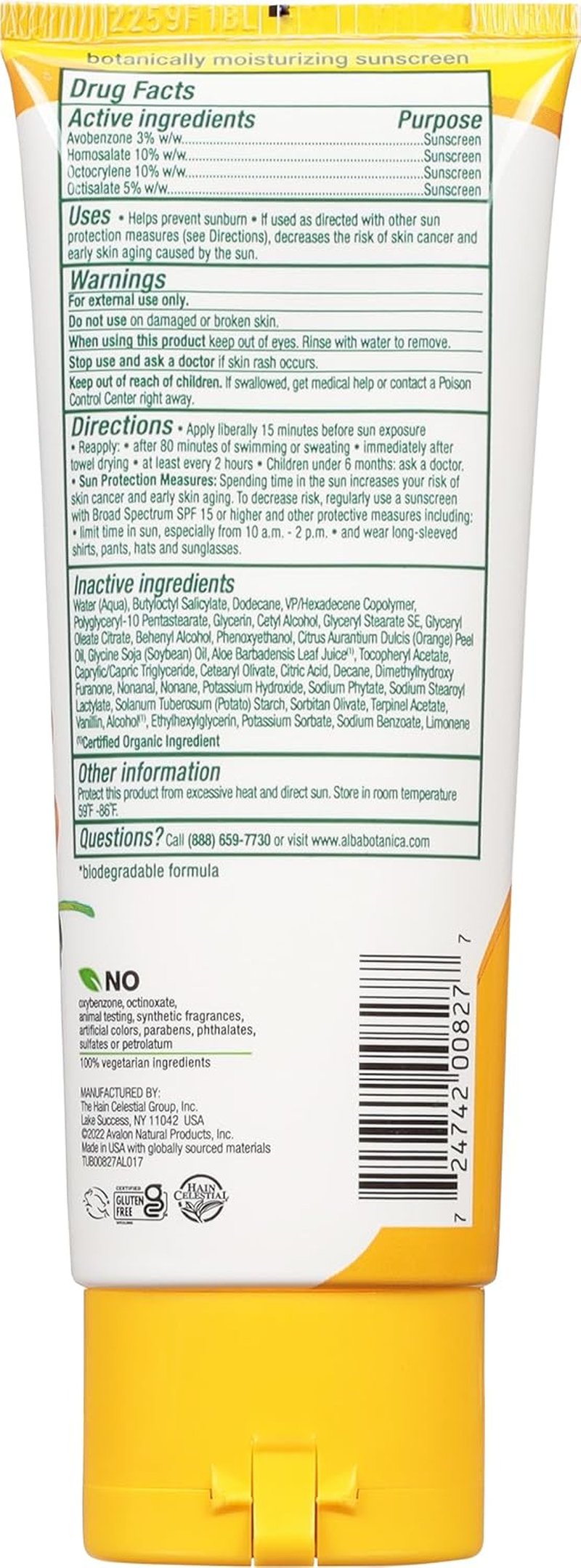 Alba Botanica Sunscreen Lotion SPF 50 - Island Vibe | 3 Oz for Ultimate Skin Protection