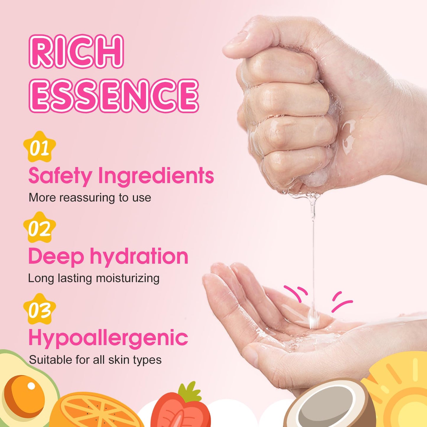 KONEUK 9 Pack Fruit Face Masks Skincare for Kids, Bulk Collagen Face Mask for Teens Women, Skin Care for Kids, Sleepover Party Supplies, Spa Birthday Party Supplies and Gifts for Girls