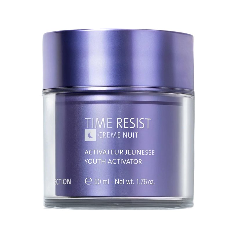 Yonka Time Resist Nuit | Anti-Aging Night Cream with Youth Activating Complex and Shea Butter | Firming Anti-Wrinkle Moisturizer for Face and Neck | Paraben-Free | 1.76 oz