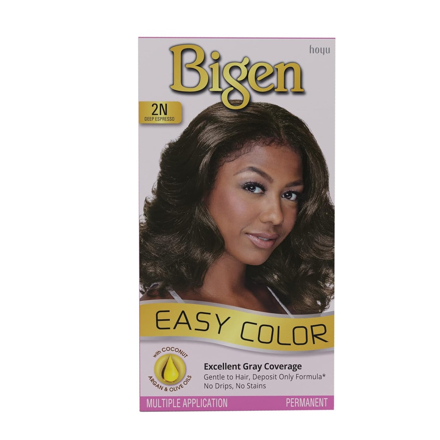 1N Bigen Easy Color for Women Natural Black-New Formula, New Look - 3 Pack