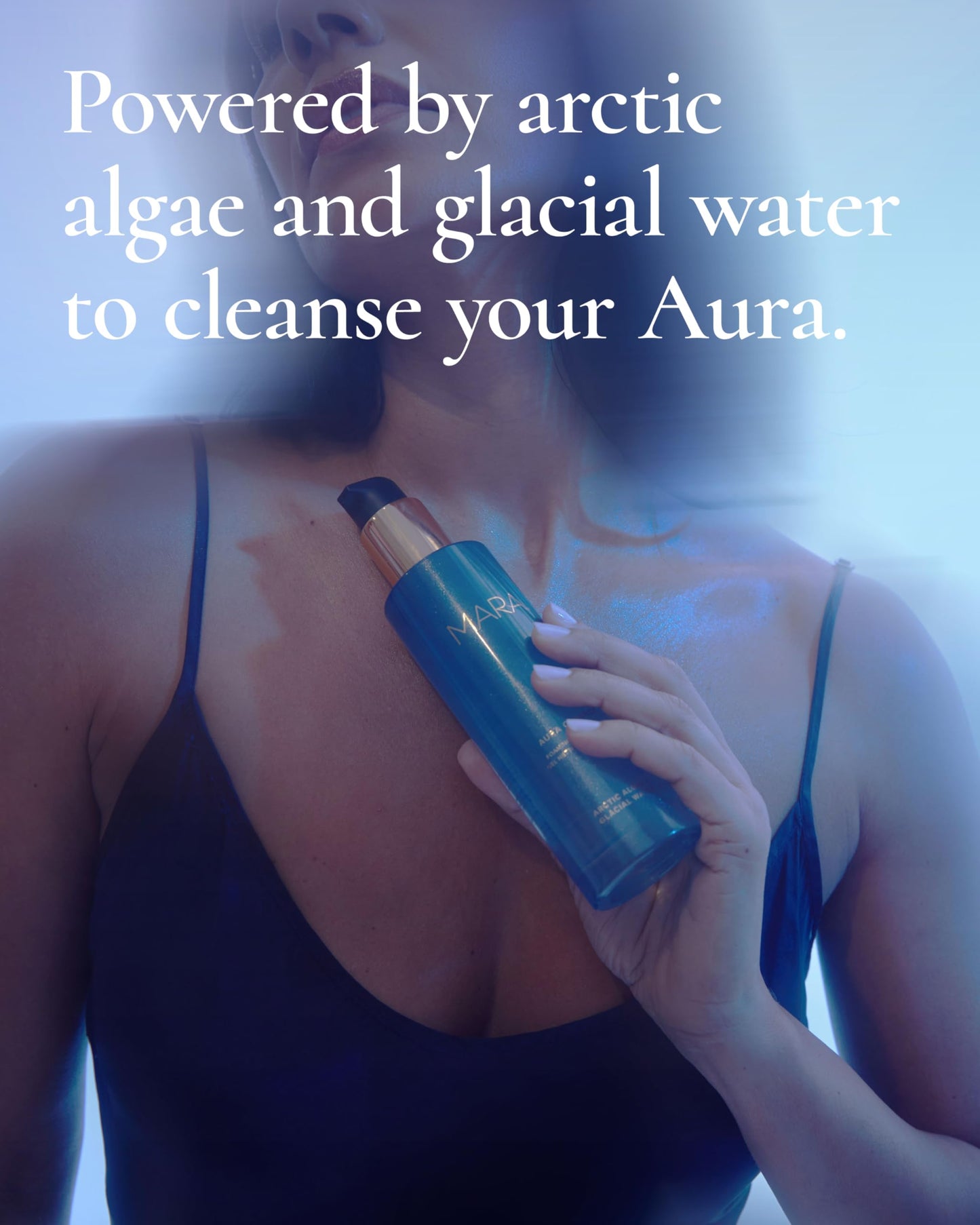 MARA Aura Cleanse Foaming Gel Cleanser – Hydrating Face Wash with Arctic Algae & Glacial Water – Gentle pH-Balancing Cleanser to Remove Dirt, Oil & Makeup Without Stripping (4 oz / 120 ml)