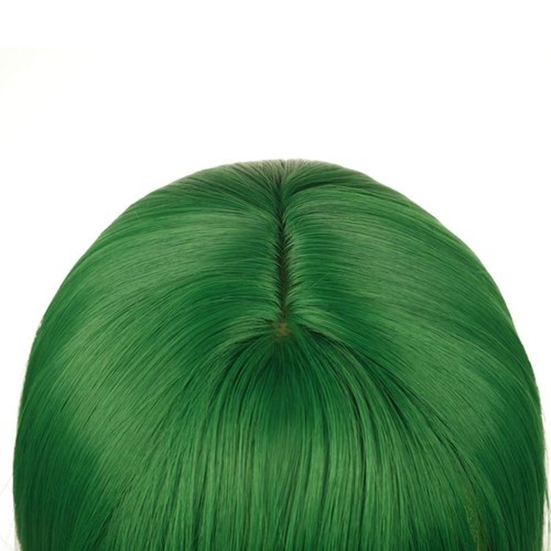 Bopocoko Green Wig Short Green Wigs for Women St Patricks Day Green Bob Wig with Bangs Natural Cute Synthetic Wigs for Halloween BU110GR