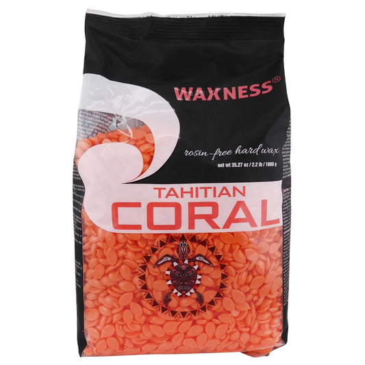 Waxness Premium Rosin Free Hard Wax Beads Tahitian Coral 2.2 lb 1 kg