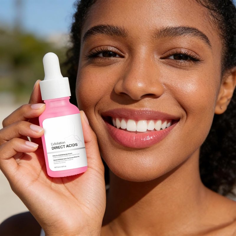 PHA 5% Lip Exfoliator - Gentle Salicylic Acid Formula for Overnight Hydration | 0.5 fl oz (15 mL)