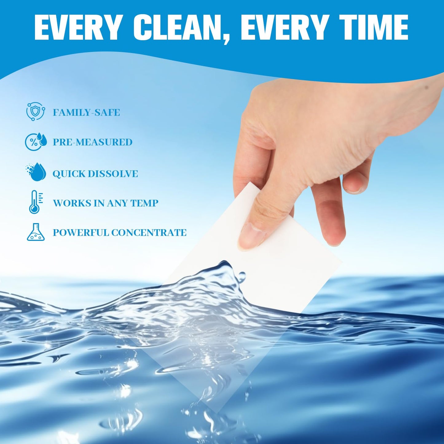OOOFLOWER Laundry Detergent Sheets Up to 80 Loads (40 Sheets) Compact Washing Strips, Plastic-Free Liquidless Detergen, Space-Saving for Home Dorm Travel Camping, Fresh Linen